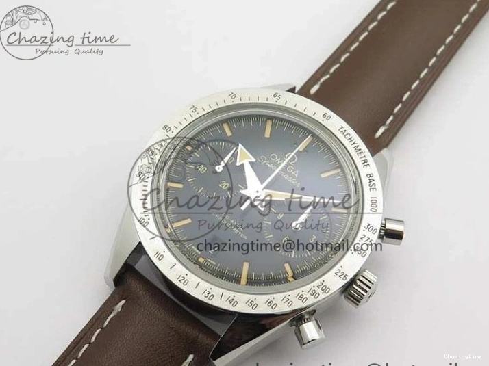 0208 Speedmaster ’57 Co-Axial OMF 1:1 Best Edition Black Dial A9300 (Free Leather Strap) Cozy 8137